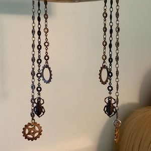 Steampunk gears earrings